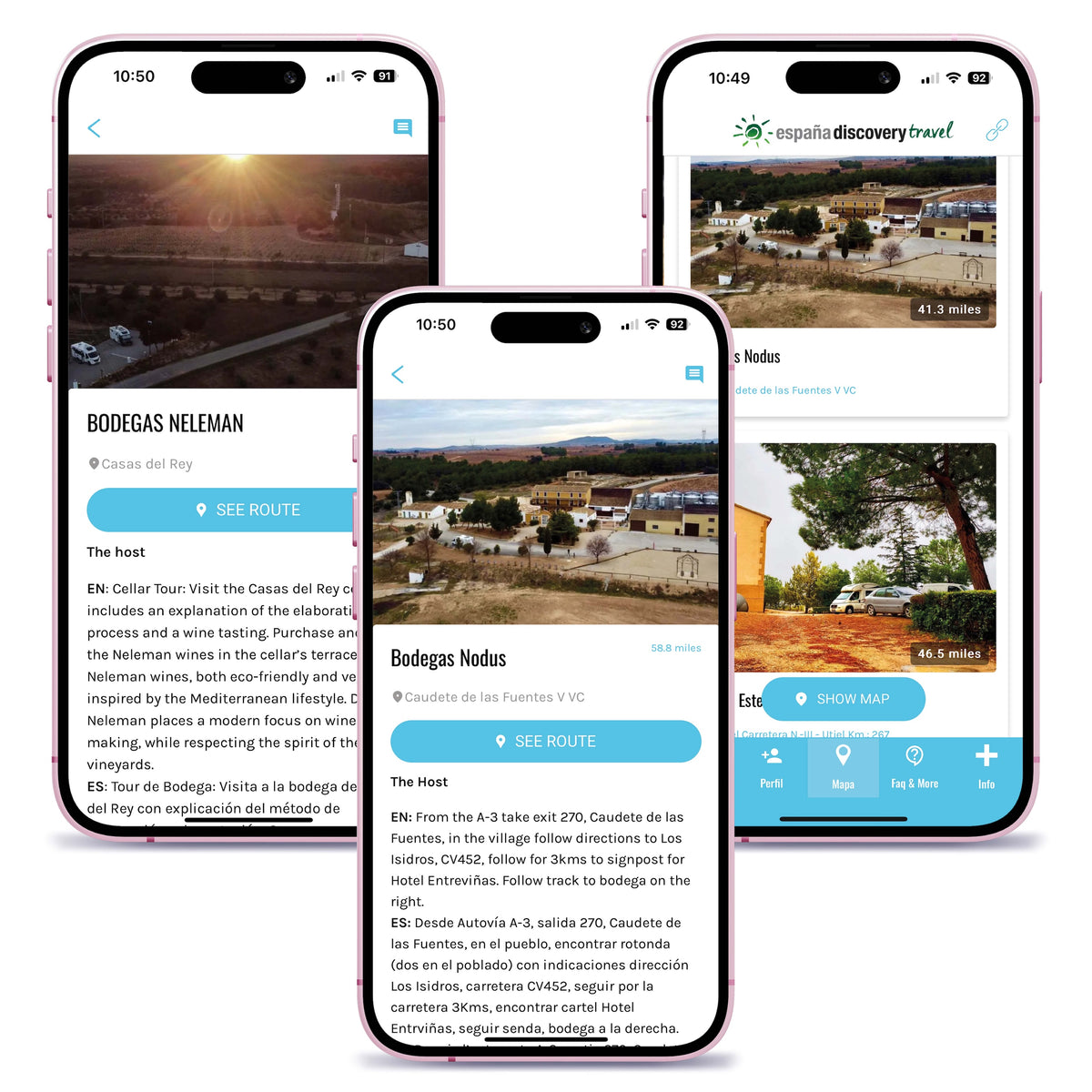 España Discovery app